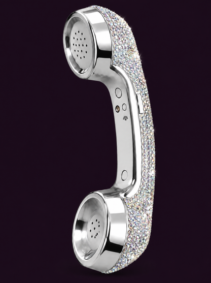 The Bling Phone in Chrome Ice